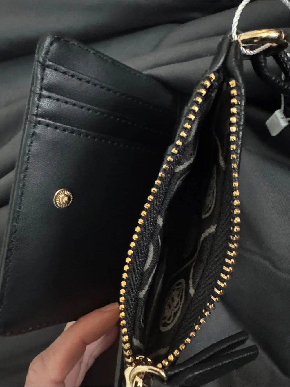 Nanette Lepore Black Iryne Leather Wristlet Wallet NEW 🏷️